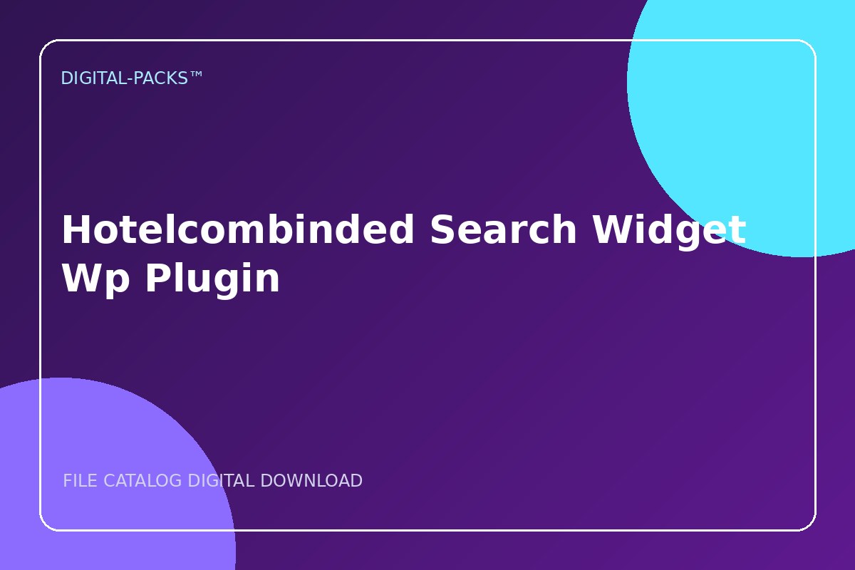 Hotelcombinded Search Widget Wp Plugin