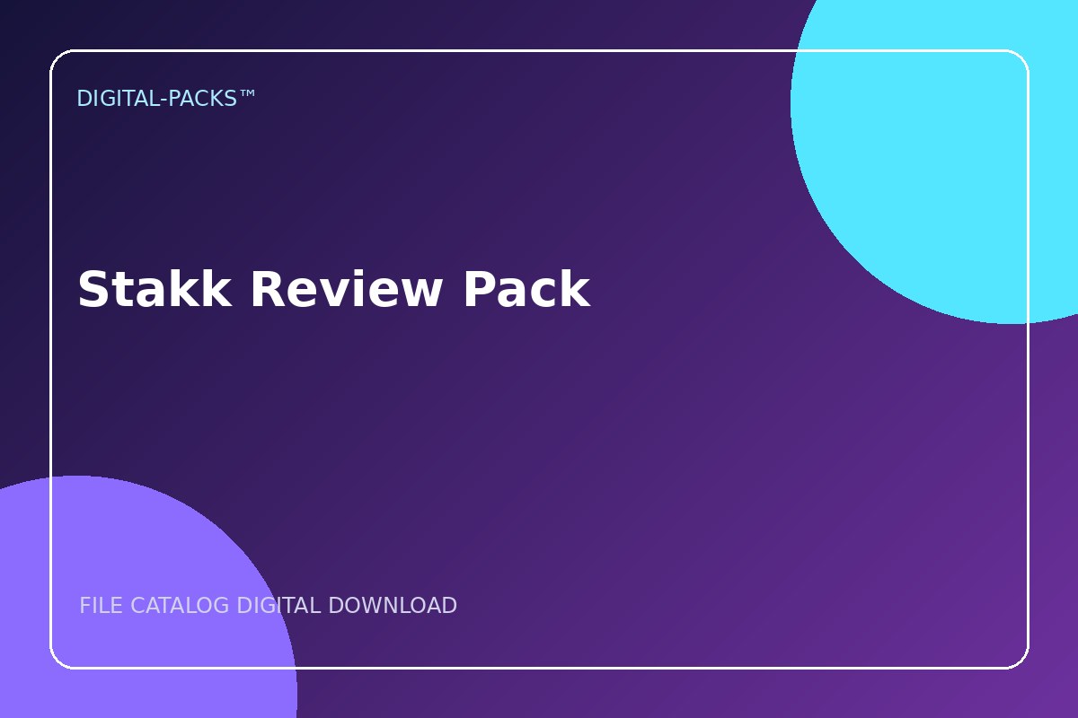 Stakk Review Pack