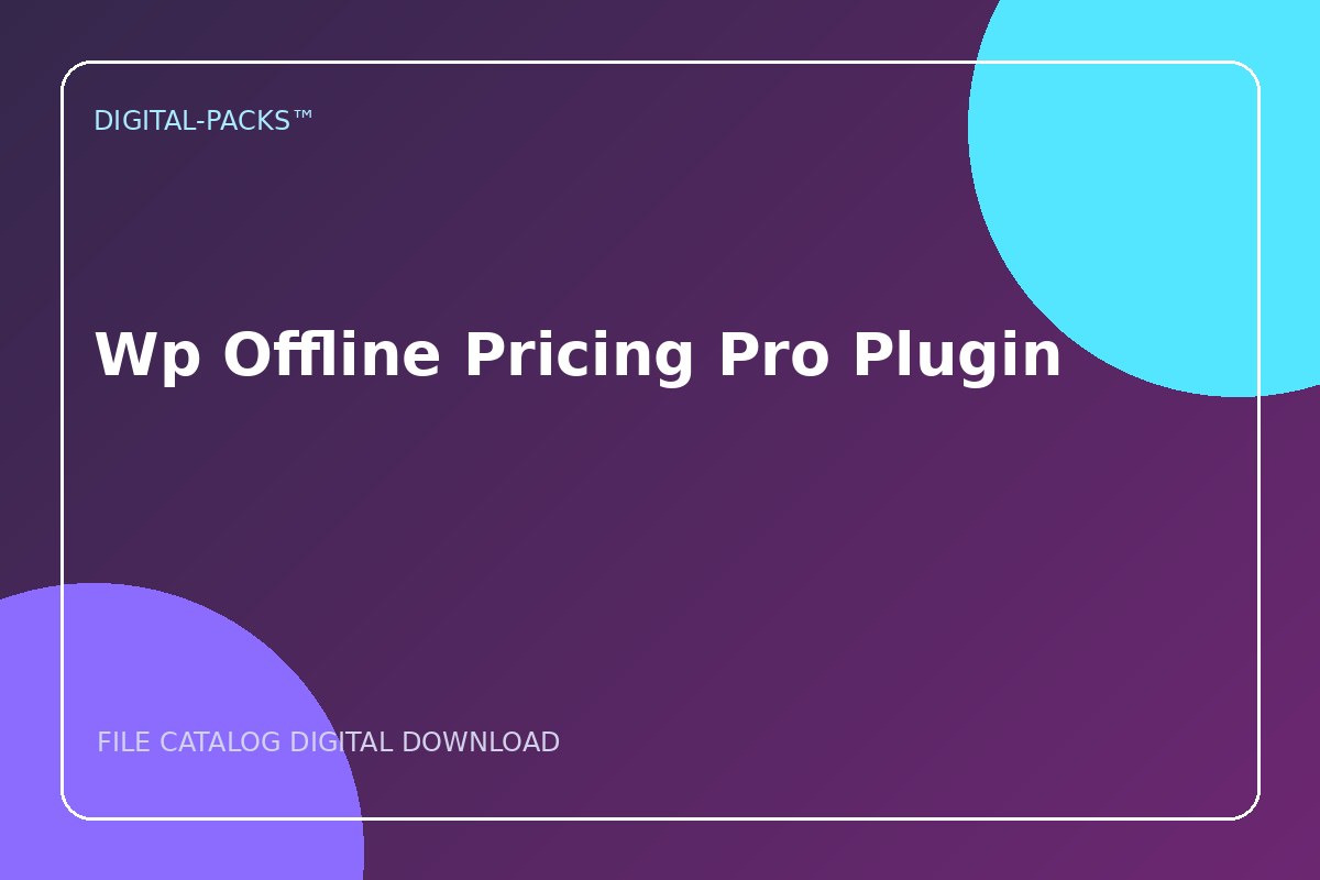 Wp Offline Pricing Pro Plugin