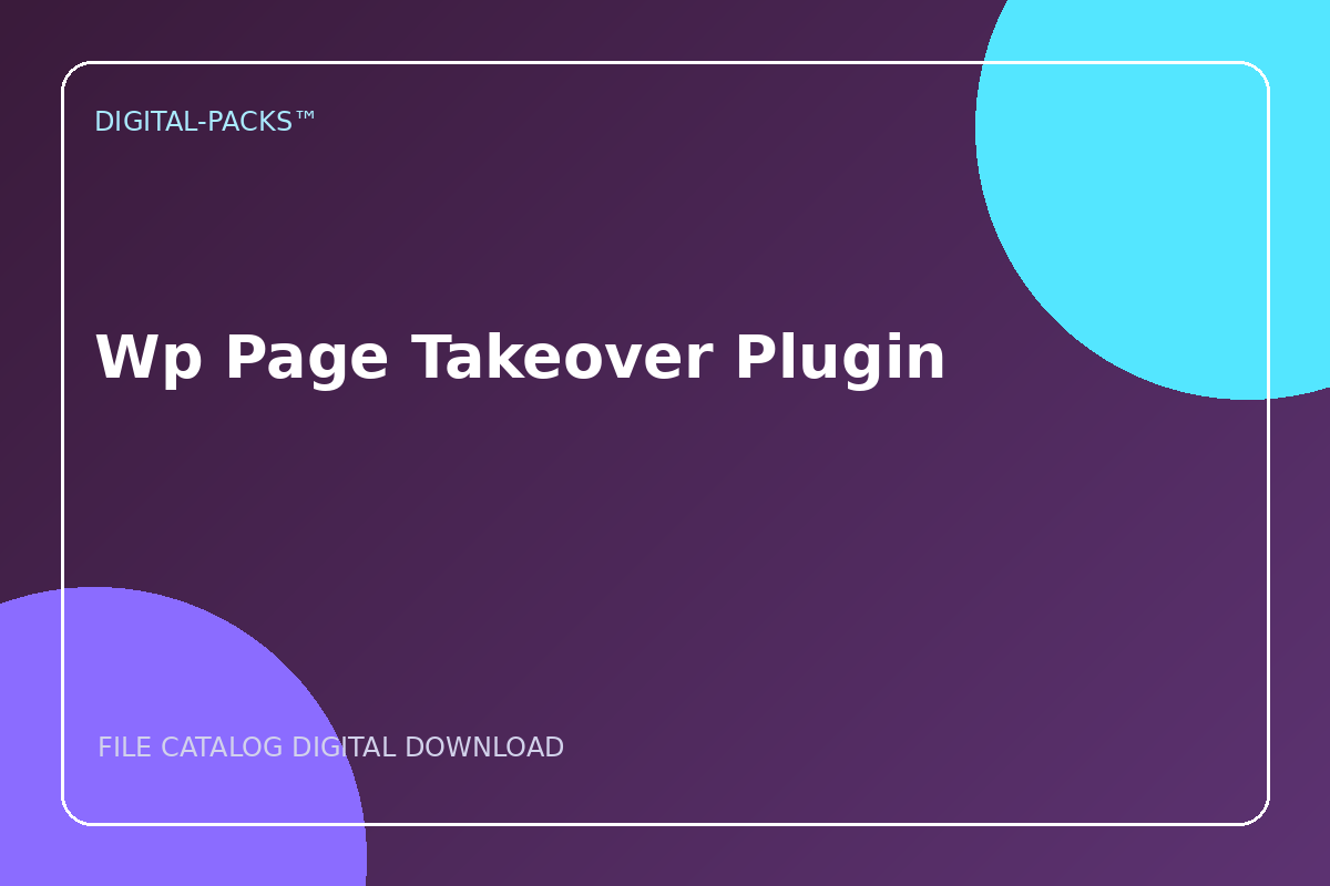 Wp Page Takeover Plugin