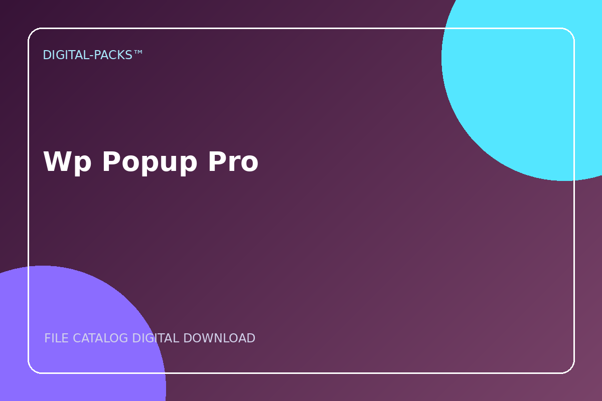Wp Popup Pro