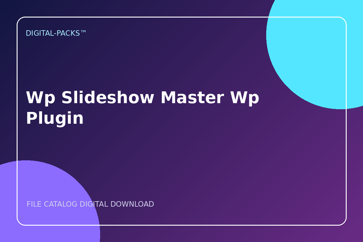 Wp Slideshow Master Wp Plugin